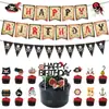 2025 Decoración de Fiesta Temática Búsqueda del Tesoro de Piratas del Caribe Bandera de Cumpleaños Guirnalda Globo Set Venta al por Mayor Personalización