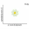 Novo Patch Bordado de Tecido com Margaridas Frescas Patch Bordado Computador Acessórios de Flores Grandes e Pequenas Acessórios para Roupas Cola Termofusível