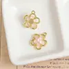 Aleación Gota de Aceite Flor Fresca Hoja de Ginkgo Ins Pequeña Fragancia Collar Pendientes Pulsera Colgante de Joyería DIY