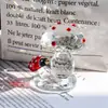 Espejo Cruzado Amazon Mariposa de Cristal Bola de Cristal Adornos Animales Pequeños Creativos Decoración de Coche Manualidades Regalos Navideños