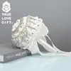 Corazón Amor Bodas Productos Estilo Coreano Ramo de Novia Hecho a Mano Tela Flor de Seda Ramo Bolsa Opp - Ramo de Mano de Flor de Seda