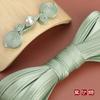 Hebilla de cheongsam, hebilla de Ruyi de perla brillante, botón chino tejido a mano, estilo antiguo, botón decorativo hanfu, accesorios para mujeres