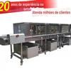 Máquina de limpeza desengordurante para utensílios de cozinha e louças aço inoxidável prato automático 360 graus spray limpeza secagem linha