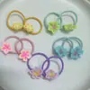 Cuerda para el pelo de niña Color Primavera y Verano Margarita Cerezo Dulce Alta Elasticidad Correa para el pelo Accesorios para el pelo Pastoriles