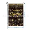 Fondo de Tela para Año Nuevo 2027 Transfronterizo Fiesta de Nochevieja Europea y Americana Tela Colgante 6X13 Celebración Festiva Feliz Año Nuevo