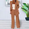 Primavera y Otoño 2026 Estilo Nuevo Moda Europea y Americana Color Sólido Ajuste Delgado Cárdigan Chaqueta Traje de Temperamento Conjunto de Traje para Mujer