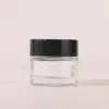 Nuevo Mini Tarro de Vidrio para Crema 5g 10g Fondo Espeso Mate Botella para Cuidado de la Piel Crema para Ojos Crema Facial Botella Rellenable