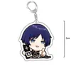 Novos chaveiros de feriado de merchandise de fã de Genshin Impact: Pingente da Nahida, Sino da Hu Tao de cabeça grande, Chaveiro do Scaramouche