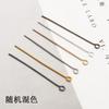 Aretes hechos a mano con cuentas de hierro de 9 pines diy hechos a mano caseros aretes aretes piezas de joyería para la oreja accesorios materiales