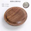 Nova Tampa de Madeira de Noz Chinesa Tampa de Bambu Bule de Vidro Conjunto de Chá Tampa de Madeira Multiuso Acessórios para Caneca de Chá à Venda