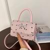 2025 Lazo Moda Casual Verano Nuevo Estilo Diseño Casual Estilo Amor Bolso de Hombro Único para Mujer