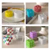 Amapola DIY Cubo Mágico Cuadrado Cabeza de Cebolla Geométrico 3D Aromaterapia Yeso Vela Adorno Molde de Silicona Mayoreo