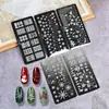 Suministro Transfronterizo de Juegos de Placas de Estampado para Uñas, Plantillas DIY de Transferencia para Uñas, Venta al por Mayor de Fabricantes