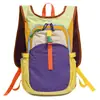 Mochila de trilha para exterior com esquema de cores dopamina e alta estética, bolsa de ombro dupla leve, mochila escolar para estudante universitário, mochila esportiva