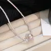 Colar de Pérolas Xiaomi Feminino 2026 Novo Estilo Mais Vendido Corrente de Clavícula Luxo Leve Nicho Exquisito Sensação de Alto Padrão Temperamento Gargantilha