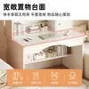 Escritorio y librero integrados para uso doméstico, escritorio simple para estudiantes, tocador de dormitorio, gabinete de almacenamiento, escritorio de computadora