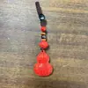 Mineral Crudo Cinabrio Calabaza Plana Llavero Alto Contenido Rojo Imperial Arena Año del Zodiaco Colgante de Pareja Amuleto Venta al por Mayor Dropshipping