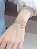 Ano Novo do Coelho Conta de Vidro Roxa Perfumada Laço Donut Floco de Neve Acessórios Pulseira para Mulheres