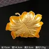 Ornamento Decorativo de Prato de Folha de Metal Bandeja de Armazenamento para Itens Diversos, Acessórios de Joias, Bandeja Decorativa para Frutas Secas, Bandeja Estilo Europeu de Liga de Zinco