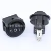 Interruptor basculante KCD1-3P certificado ETL estándar de EE. UU., tipo redondo de tres posiciones, orificio de montaje de 15 MM, interruptor basculante de 6A220V
