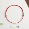 Pulsera de Hilo Rojo Ultradelgada para Mujer, Cuerda Trenzada Roja para el Año de Nacimiento, Tobillera de Buena Suerte para Mujer, Pulsera Trenzada para Parejas