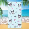 Nueva Toalla de Playa Estampada de Venta Caliente Transfronteriza Stitch Kuromi Toalla de Playa Toalla de Dibujos Animados para Niños Venta al por Mayor Paño de Toalla