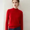 Nuevo Suéter 100% Cachemir Puro Otoño/Invierno 2026, Jersey de Punto Cálido para Mujer con Cuello Alto y Diseño de Trenzas
