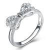 Proveedor exclusivo transfronterizo abastecimiento de joyería abastecimiento de joyería anillo de mariposa europeo y americano circón microincrustado joyería de moda