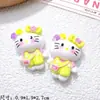 Guirlanda Brilhante de Desenho Animado Ktdiy Acessórios de Resina Grampos de Cabelo Feitos à Mão Capa de Celular Adesivos para Copo de Água de Veículo Elétrico