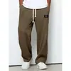 Pantalones Deportivos Casuales de Verano para Hombre, Pierna Recta, Pierna Ancha, Delgados, Frescos, Holgados, Transpirables, de Secado Rápido, Amigables con la Piel, Tejido Waffle