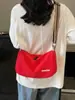 Nova Bolsa Feminina de Verão 2025 Moda Bolsa Bolinho Casual Esportes Alça Larga Bolsa Transversal Leve Simples Bolsa de Ombro