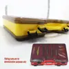 Caja de Almacenamiento Caja para Señuelos de Pesca Caja para Anzuelos Anzuelo con Plomo Multifuncional de Doble Cara Caja para Señuelos Luya Doble Capa Impermeable Señuelos Pequeños Accesorios