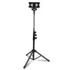 Soporte de trípode de fábrica, soporte triangular telescópico de metal ajustable para tableta, soporte de suelo para transmisión en vivo de teléfono móvil