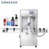 Máquina taponadora automática ZONESUN con cubierta antipolvo, selladora de tapones con gotero para botellas de spray