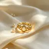 Nuevo anillo de corona de diamantes brillantes estilo chino para mujer, diseño de moda, anillo para dedo índice de lujo ligero, estilo elegante y minimalista, anillo de cola