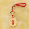 Joyería para Llavero con la Inscripción "Torre Wenchang" para el Éxito Académico, Espíritu de la Montaña, Talismán Tai Sui, Colgante del Dios de la Riqueza, Colgante para Bolso, Calabaza, Bendición del Oficial Celestial