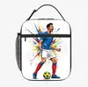 Bolsa de Comida de Fútbol Estampado de Cuerpo Completo Amazon Niños y Niñas Guardería Escuela Secundaria Escuela Primaria Niños Bolsa de Hielo Bolsa Térmica