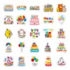 56 Stickers de Graffiti Felicitaciones de Cumpleaños Felices de Dibujos Animados Lindos Transfronterizos Lote de Pegatinas de Decoración de Cumpleaños para Niños de Amazon