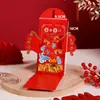 Novo Modelo de Bolsa Envelope 3D Dobrável Criativa de Alto Padrão para 2025, Apresentando um Design de Boa Sorte e Sucesso