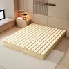 Marco de cama, base de cama, marco moderno de madera maciza a prueba de humedad, piso para casa de alquiler, marco de tatami, cama baja estilo japonés para casa de huéspedes