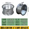 Válvula de Control Manual de Volumen de Aire, Válvula de Aire Redonda de Chapa de Hierro Galvanizado tipo Plug-In, Válvula de Mariposa para Conducto de Ventilación, 304 Metabo