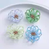 Lujo Ligero Color Doble Capa Hueco Pétalo Tazón Flor DIY Trenzado a Mano con Cuentas Pasador de Pelo Accesorios para el Cabello Pendientes Material Venta al por Mayor