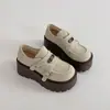 Zapatos Planos de Felpa Estilo Retro con Suela Gruesa y Punta Redonda de Boca Profunda para Mujer 2025 Otoño Nuevos Mocasines Versátiles con Diseño de Suela Gruesa