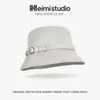 Chapéu de Pescador Feminino 2026 Novo Modelo Topo Plano Aba Curva Chapéu de Sol Versátil Ajustável Proteção Solar Chapéu Bucket Alta Qualidade Fashion