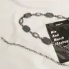 Acessórios de Corrente de Cintura Retrô Corrente de Metal Cinto de Corrente Feminino Novo Verão Versátil com Saias Calças Cinto Fino de Couro Tendência Atacado