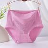 Ropa interior para mujeres de mediana edad y mayores, algodón puro, cintura alta, antibacteriana, transpirable, talla grande 100 kg, shorts de algodón