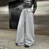 Calça Moletom Feminina com Strass Hot-fix 2026 Outono Novo Estilo Crianças Média e Grande Solta Calça de Pernas Largas Calça Banana Calça Esportiva Casual Calça Longa