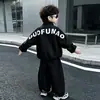 Conjunto de Cortavientos de Tres Rayas para Niños Primavera y Otoño, Conjunto Deportivo de Dos Piezas Estilo Coreano para Niños, Ropa de Comercio Exterior para Niños Pequeños