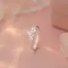 Anillo de Rosa de Plata de Ley 999 Gan Jia Diseño de Nicho Lujo Ligero Gama Alta Fresco Artístico Joyería de Mano Suave Plata Pura