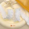 Vestido Encaje Banda Elástica Volante Ropa de Muñeca Decoración de Juguete Ropa de Muñeca Cinta Accesorios para el Cabello Alta Elasticidad